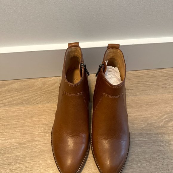 *EUC Only Worn Once* Madewell Leather Booties The Asher Boots size 5.5 - Picture 5 of 16
